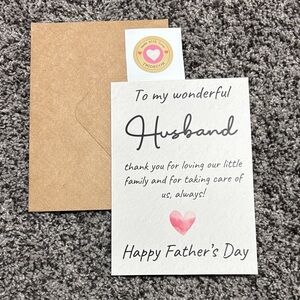 Father's Day Card for Husband